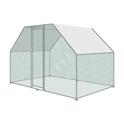 China Factory Direct Sale Large 2x3x2m Metal Hen House Cage Run Cheap Breathable Chicken Cage With Cover for sale