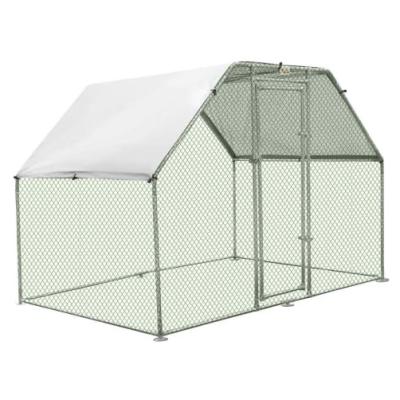 China Viable size chicken cage special walk in chicken run metal rabbit cage poulty shed animal cages for sale for sale