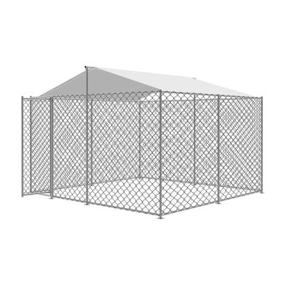 China Durable Heavy Duty Metal Dog Kennel Outdoor Chain Link Dog Cage HOT! for sale