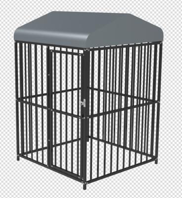 China Breathable Outdoor Dog Crate, Heavy Duty Large Dog Kennel Metal Pet Playpen Dog Crate With Sun Cover (47 x 47 x 59)