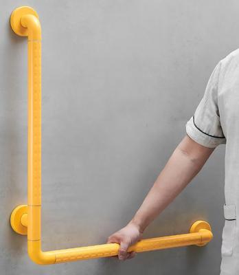 Cina Rotaie a forma di L della gru a benna di acciaio inossidabile, ODM dell'OEM delle barre di gru a benna della toilette di handicap del supporto della parete in vendita