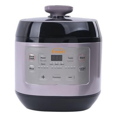 China Ewant 2021 Commercial New Design 6L Large Capacity Automatic Electric Pressure Cooker for sale