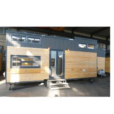 China Modern Prefab Homes Modern Tiny House On Wheels 3 Bedroom Mobile Office Trailer for sale