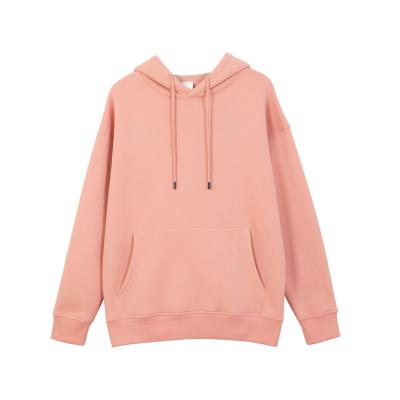 China Oversized Hoodie Logo French Fleece Terry Hoodies Custom Made Heavy Weight 390g Anti-wrinkle Streetwear for sale