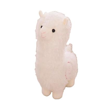 China Cute Fluffy Plush Alpaca Plush Toy Toys Soft Alpaca Plush Toy for sale