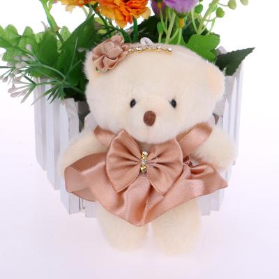 China Custom Cheap Plush Toy Mini Teddy Bear Key Chain for sale