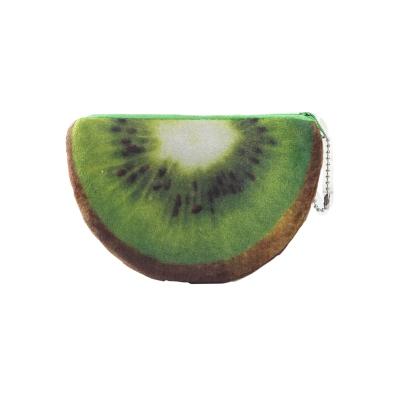 China Plush Cartoon Fruit Doll Series Zipper Stuffed Kiwi Main Wallet Zero Birthday Gift Can Be Customized for sale