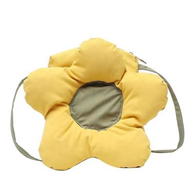 China New Fashion Cute Plush Female Sunflower Kids Toy Small Bag Flowers Messenger Girl Shoulder Bag for sale