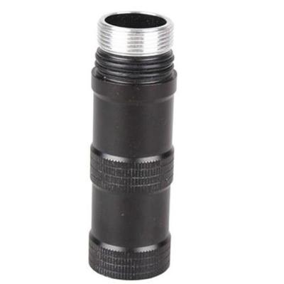 China Black Aluminum 18650 Battery Extension Tube For 1600 1200 3800lm Flashlight Torch for sale