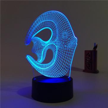 China BOSHI Sea Fish Lamp 3D Night Light Touch Sensor Base Eco-friendly Light For Bedroom Decoration for sale