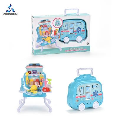 China Plastic Kids Family Play Pretend Doctors And Nurses Special Medical Tool Kits for sale