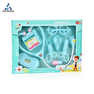 China Plastic Hot Selling Doctor Set Toys 9PCS Boy Version of Doctor Toys Other Pretend Game for sale