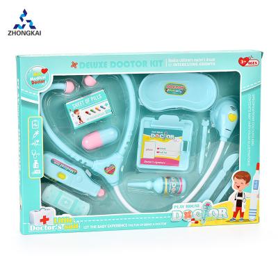 China High Quality Plastic Realistic Doctor Set Toys Boy Version of Doctor Toys Plastic 10PCS for sale