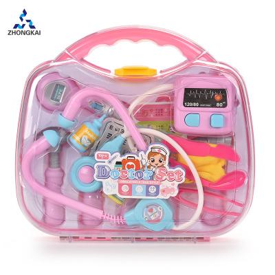 China Hot Sale Plastic Doctor Toys Role Pretend Play Small Plastic Doctor Set Bag Toys for sale