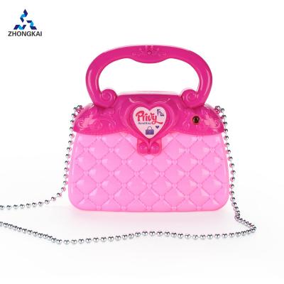 China PP Girls Favorite Pretend Play Beauty Set Delicate Candy Bag Plastic Handbag Princess for sale