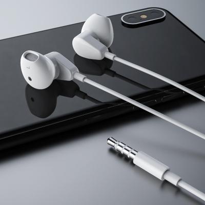 China wholesale In-Ear In-Ear Band 1.2M 3.5Mm Wire Earphones Headphones Running And White Soft Earbuds for sale