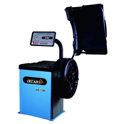 China WB130B WB130B WB130B car tire car CE DECAR machine workshop car wheel tire balancer automatic digital tire balancing machine for sale