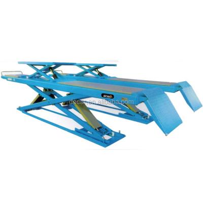 China Popular Double Level Platform Low Profile Scissor Lift For Four Wheel Alignment 4000kg for sale