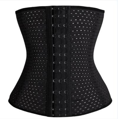 China Wholesale Best Trainer Breathable Waist Trainer Corset Waist Slimming Belt Shaper Hollow Out Shaping Strap Belt Slimming Corset for sale