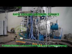 Rapid cooling furnace