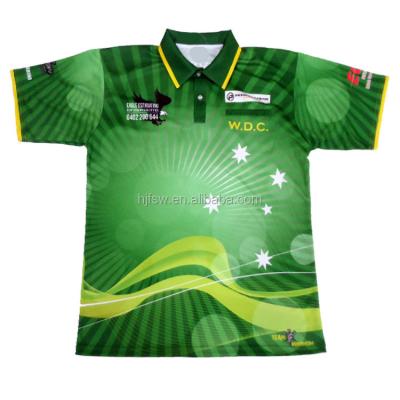 China Sublimation Cricket Shirt Club Sports Shirt Fabric Polo Kid - Adult for sale