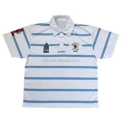 China Custom Cricket Team New Design Sublimated Polo Shirt Kid - Adult for sale