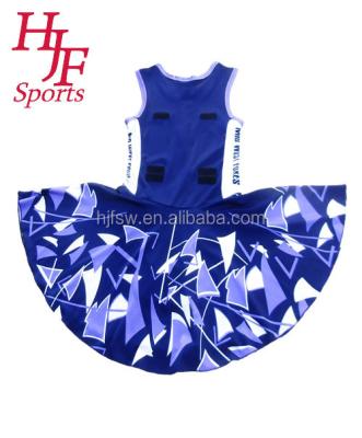 China 2015 custom cheap sublimation netball uniforms coverall for sale