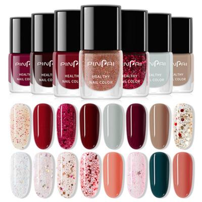 China Quick Drying Easy Apply No Baking Floral Scents High Quality Quick Drying Non-Toxic Nail Polish Colors Nature Eco Nail Polish Nail Polish Colors for sale