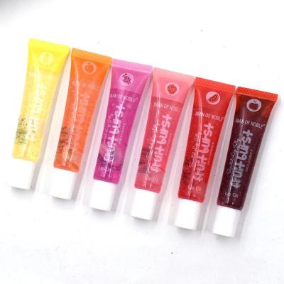 China Waterproof Private label vegan lip oil moisturizer fruit perfume clear tube colorless lip oil custom for sale