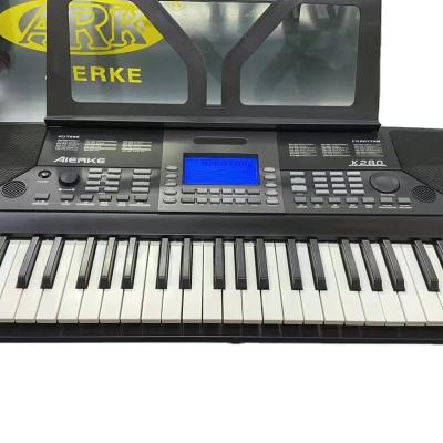 China Toy Electronic Organ Musical Instrument Adult Children Black Man Custom Red White BORA Blue OEM Song Keyboard Piano Logo Power for sale