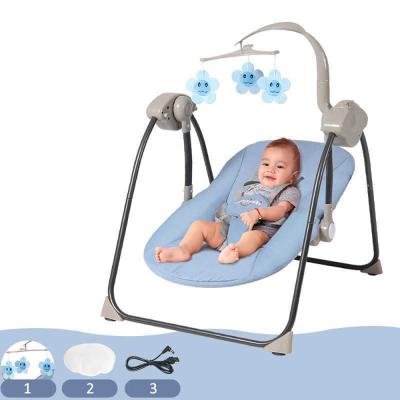 China Factory Direct Traditional Multifunctional Baby Cradle Swing Hutch With Shaker Toy High Quality Electric Rocking Chair for sale