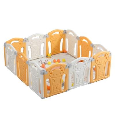 China Traditional Hot Selling Cardboard Baby Playground Durable Kids Plastic Playpen Fence For Kids for sale