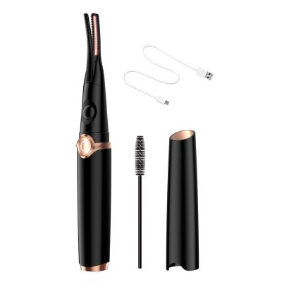 China New Eyelashes+lower upper eyelashes curler easy eyelash with clip comb pestanas rizador electric magnetic passionate eyelash curler for sale