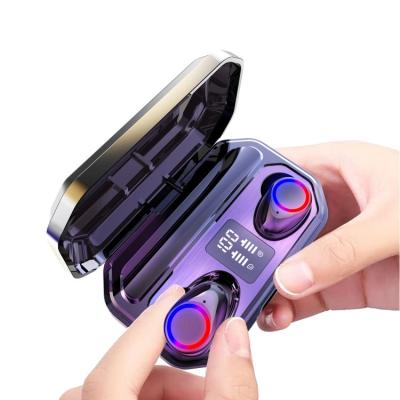 China Stereo Sound Waterproof Wireless Earbuds Touch Earbuds TWS 5.0 Noise Canceling LED Display Sports Phone Headsets for sale