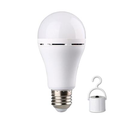 China Garden Emergency 12W Smart Rechargeable Led Intelligent Multifunctional Lighting Led Light Bulb With Backup Battery for sale