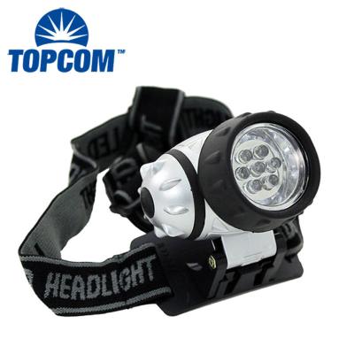 China Camping High Power 3* AAA Plastic Head Lamp 7 LED, 18led, 19, 21 Led Current Led Headlamp Led for sale