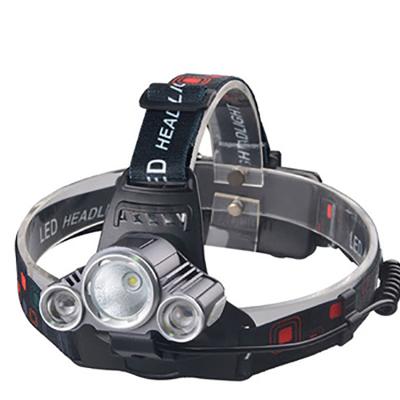 China Camping 2000lm 3LED Mine Hunting Head Lamp_LED Rechargeable Headlight Flashlight for sale