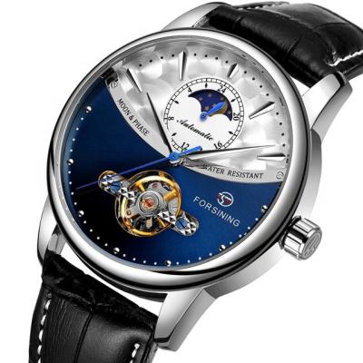 China Moon Phase Original Brand Forsining Luxury Men's Automatic Tourbillon Watch for sale