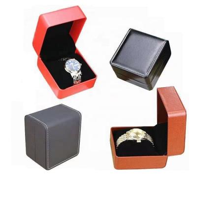 China Luxury PU Leather Watch Case Fashion Waterproof Packaging Watch Box for sale