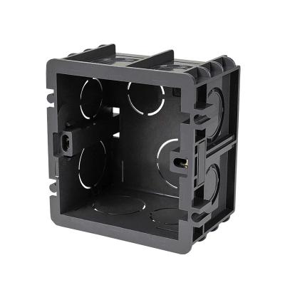 China Used for 86*86mm Wall Wifi Switch Rack High Strength Box and USB Socket Internal Cassette for 86 Type Switch and Socket Wiring Back Box for sale