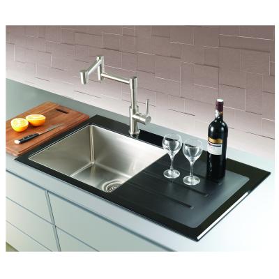 China Without Faucet Guangdong Black Sink Tap Kitchen Stainless Steel Marble High Quality Kitchen Sink 650mm Commercial Kitchen Sink for sale