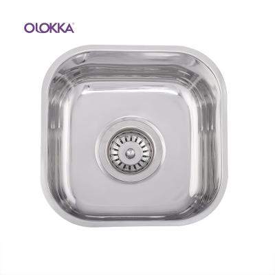 China Without Faucet 3D Design Modem Sink Kitchen Small Stainless Steel Kitchen Sink 304 20 40 60CM For School Hospital for sale