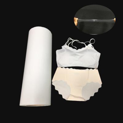 Chine Film chaud de polyuréthane d'adhésif du film 150cm de fonte de colle élastique pour des culottes/sous-vêtements/soutien-gorge à vendre