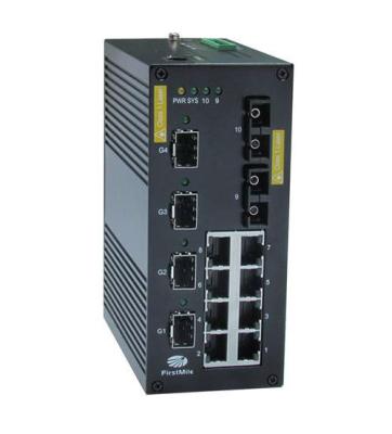 China Industrial Standard 8 Port 100M Gigabit RJ45 Ethernet Switch Specialist IEC61850 740 for sale