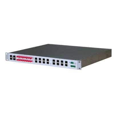 China IEC61850-3 24 Ports Modulized Racjmount Managed Industrial Gigabit Ethernet Switch 8K for sale