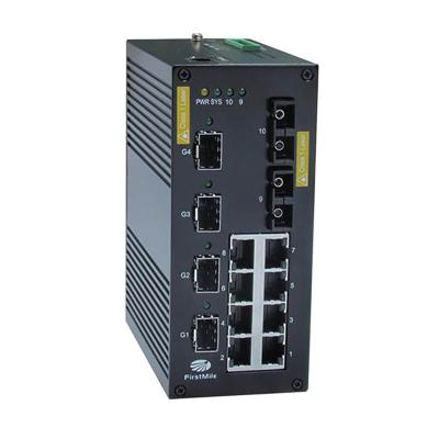 China Industrial Power Over Ethernet IEEE 802.3bt Switch With 71W Power Supply Poe Switch for sale