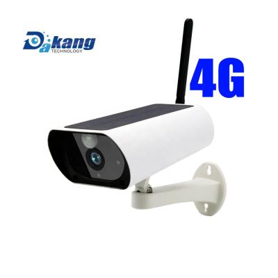 China Waterproof/Dakang 2mp 4G Waterproof SIM Wireless lte Solar Camera, 4*18650 2600hA Battery, 2 Audio Way, App View for sale