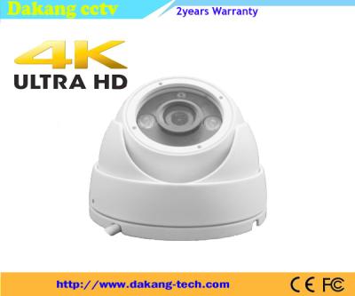 China Waterproof/Dakang Waterproof 4K 8Megapixel Outdoor Mini Dome Camera, WDR, UTC, 2pcs Array LED, 4 in 1 TVI/CVI/AHD/CVBS for sale