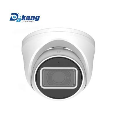 China Motion Detection Dakang 24/7 Full Time Color Image PoE 4k 8mp IP Security Turret Camera, 2.8mm Lens, 3pcs Warm Led Light for sale