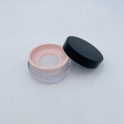 China 8g Cosmetic Container Makeup Packaging Empty Mesh Sifter Face Loose Powder Cosmetic Case for sale